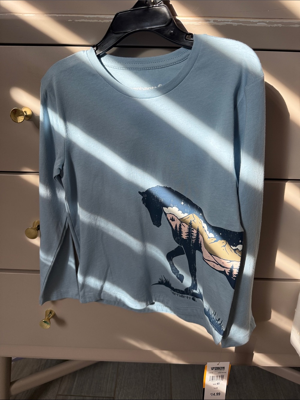 Blue Horse Shirt